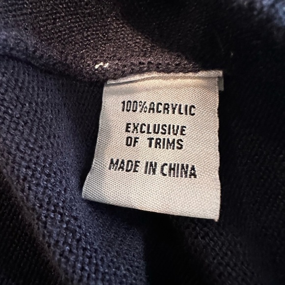 Stacy Adams Men’s XL Full Zip Large Hounds Tooth Mock Collar Preppy Sweater. - Picture 7 of 13